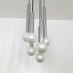 Amazing 1970s Cascading Lamp by Motoko Ishii for Staff