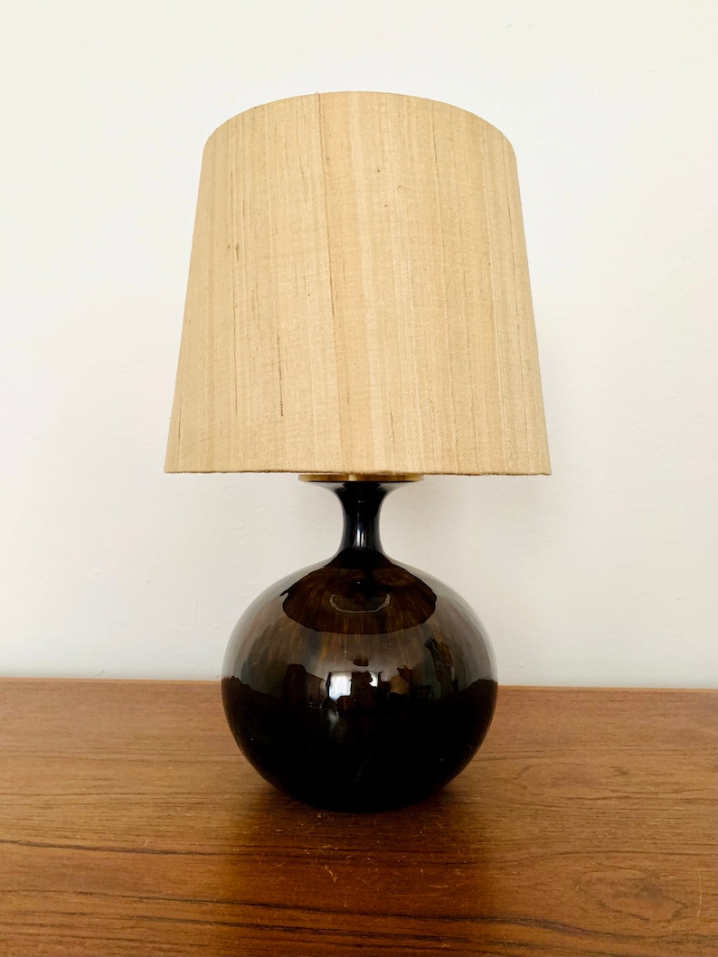 Mid-Century Modern ceramic table lamp 1960s image 2