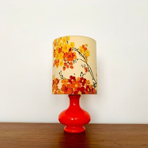 Lovely Mid-Century Modern Glass Table Lamp | 1960s