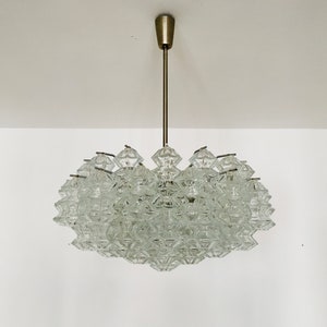 Large Mid-Century Modern PAGODA chandelier by J.T. Kalmar for Franken KG 1960s image 2