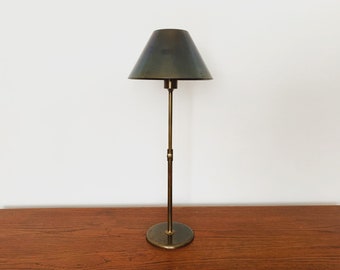 Breathtaking 1970s brass ELAS table lamp by Florian Schulz