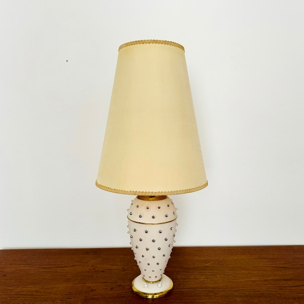 Beautiful Mid-Century Modern Table Lamp by Vereinigte Werkstätten | 1950s