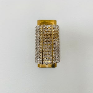 Mid-Century Modern brass wall lamp | 1950s