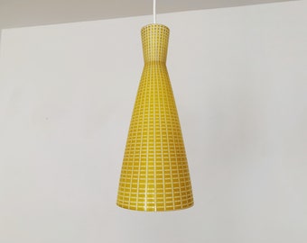 Mid-Century Modern diabolo pendant lamp by Aloys Gangkofner for Peill and Putzler | 1950s