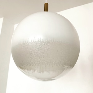 Mid-Century Modern glass pendant lamp | 1960s