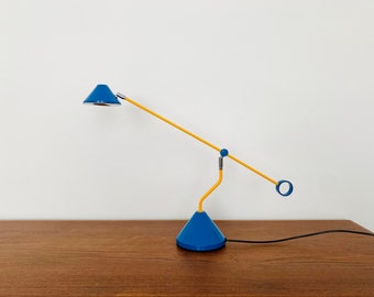 1980s Memphis Style Halogen Table Lamp by Honsel