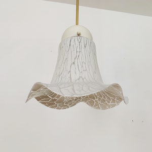Mid-Century Modern glass pendant lamp by Peill and Putzler | 1960s