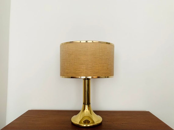 Large Mid century Modern Brass Table Lamp 1960s Etsy Australia