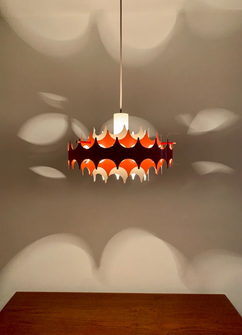 Mid-Century Modern Pendant Lamp by Doria 1960s image 6
