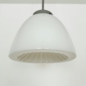Mid-Century Modern Opaline Glass Lamp by Napako | 1950s