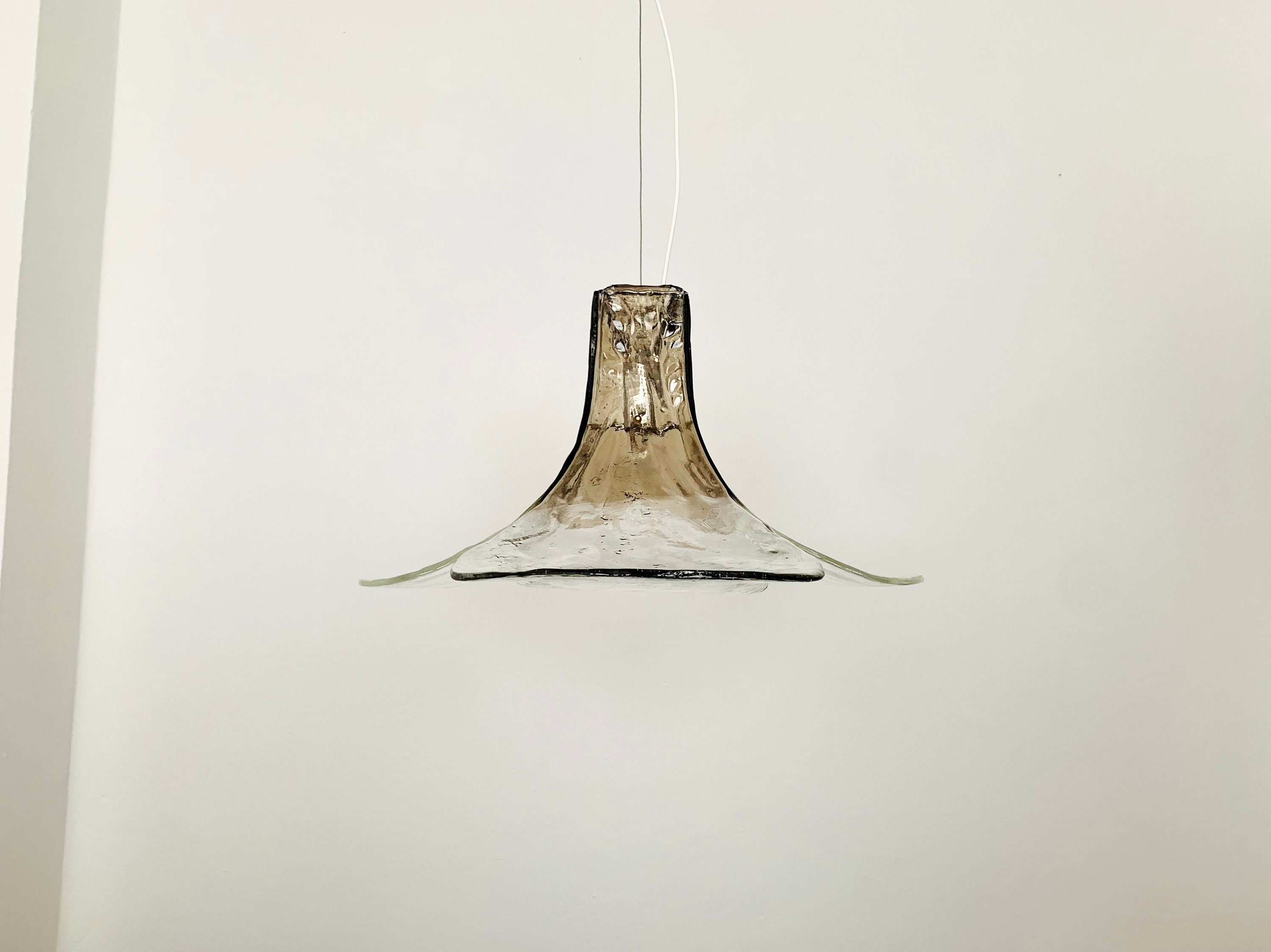 Mid-century Modern Murano Glass Pendant Lamp by Carlo Nason for