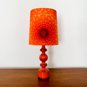 Large Mid-Century Modern Ceramic Table Lamp | 1960s