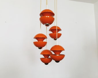 1970s Modernist cascading lamp by Klaus Hempel for Kaiser Leuchten