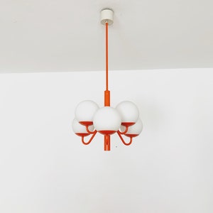 Mid-Century Modern Sputnik chandelier by Kaiser Lights  1960s image 2