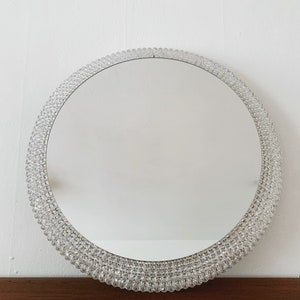 Mid-Century Modern crystal glass mirror | 1960s