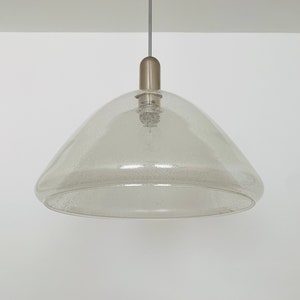 Large Mid-Century Modern Peleguso glass lamp by Carlo Nason for Mazzega | 1960s