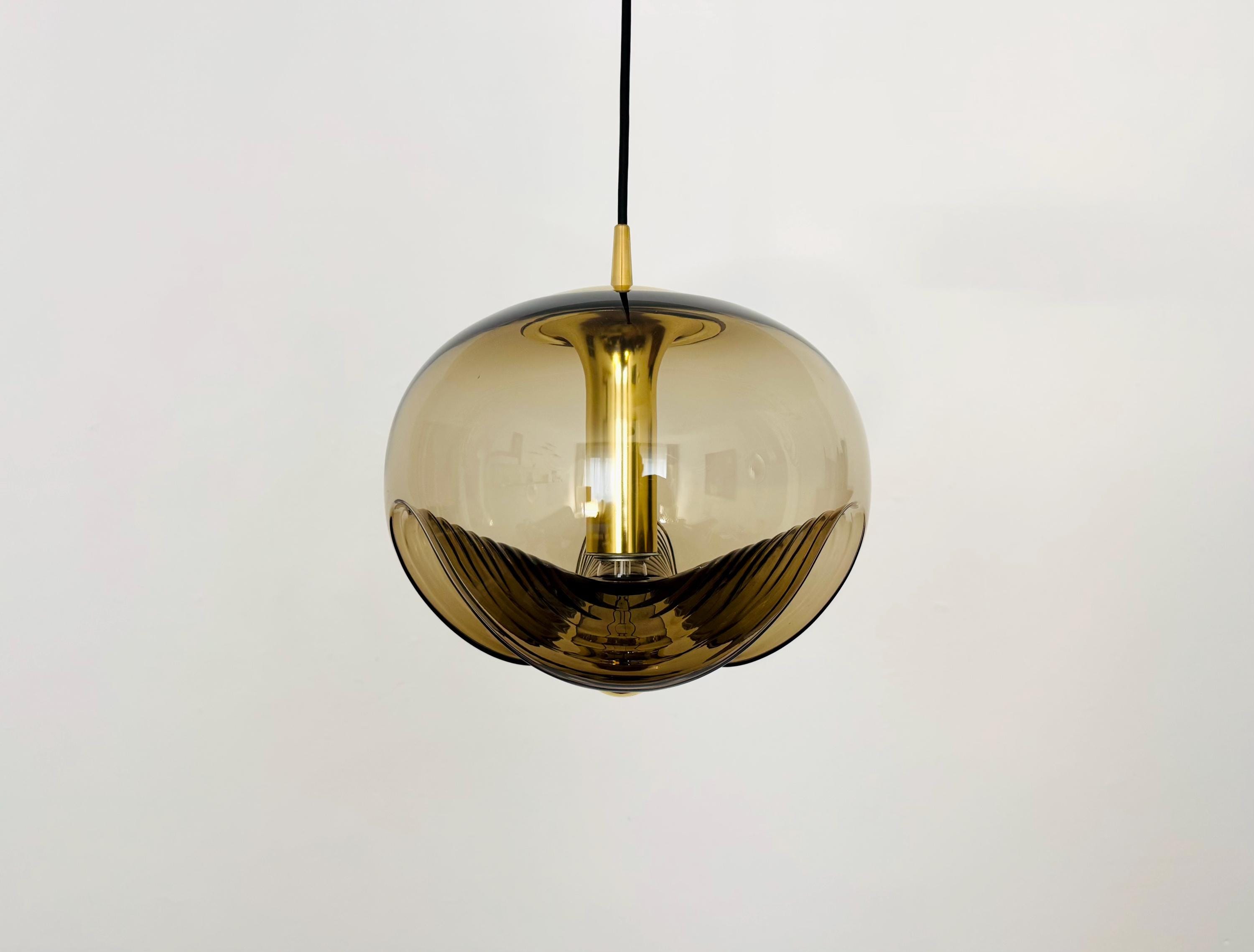 XL Wave Pendant Lamp by Koch and Lowy for Peill and Putzler