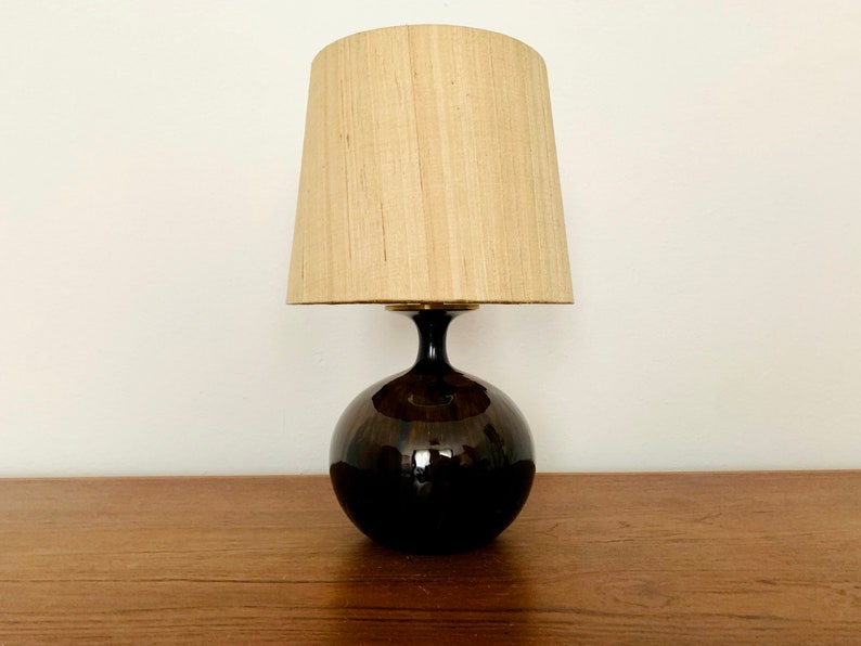 Mid-Century Modern ceramic table lamp 1960s image 1