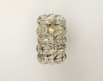 Mid-Century Modern crystal glass chandelier by Palwa | 1960s