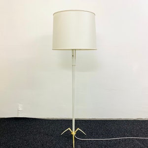 Mid-Century Modern Tripod Floor Lamp | 1950s