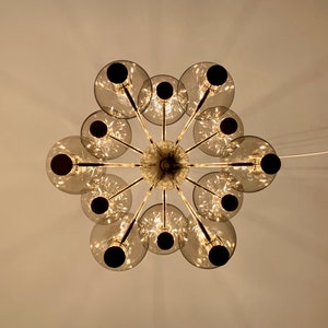 Swedish Mid-Century Modern Patricia Chandelier by Hans Agne Jakobsson 1960s image 7