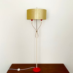 Italian Mid-Century Modern Brass Floor Lamp | 1950s