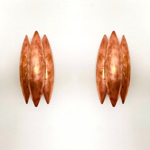 Juego de 2 apliques Kastor daneses patinados únicos de Jo Hammerborg para Fog and Morup | década de 1960