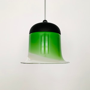 Mid-Century Modern Glass Pendant Lamp by Peill and Putzler | 1980s