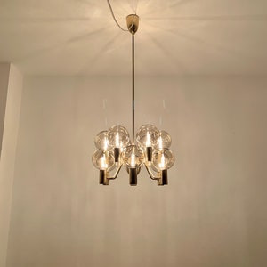 Swedish Mid-Century Modern Patricia Chandelier by Hans Agne Jakobsson 1960s image 5