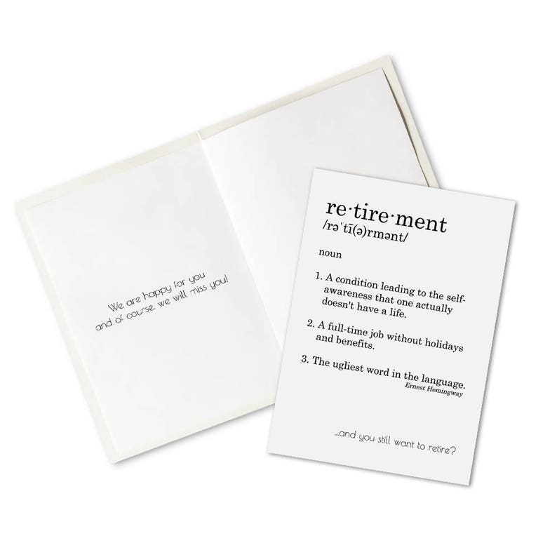 Humour Retirement card printable, humorous place of work card, Amusing leaving card, Card for coworker, Goodbye card, Do-it-yourself Card, Editable, Electronic Report photo relating to Retirement Card Printable called Humour Retirement card printable, amusing office environment card, Humorous leaving card, Card for coworker, Goodbye card, Do-it-yourself Card, Editable, Electronic Report