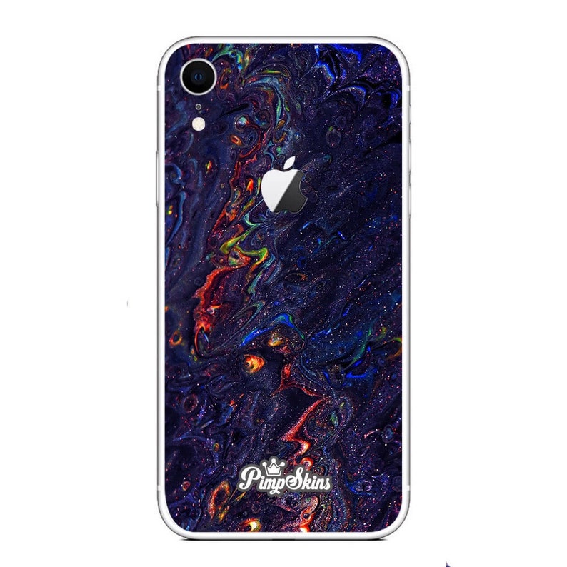 Apple iPhone Xr Paint Sticker with Apple logo Etsy