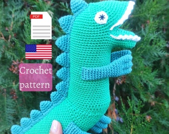 PATRÓN DINOSAURIO crochet digital PDF George pig Patrón Amigurumi