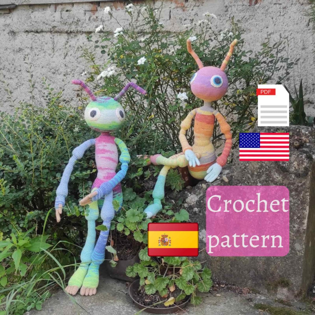 Crochet Ant Amigurumi Pattern | Forest the Ant (DIGITAL PDF) - Etsy