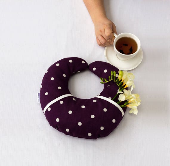 Ultra Violet Warming Neck Pillow Microwave Heating Pad Heat Etsy