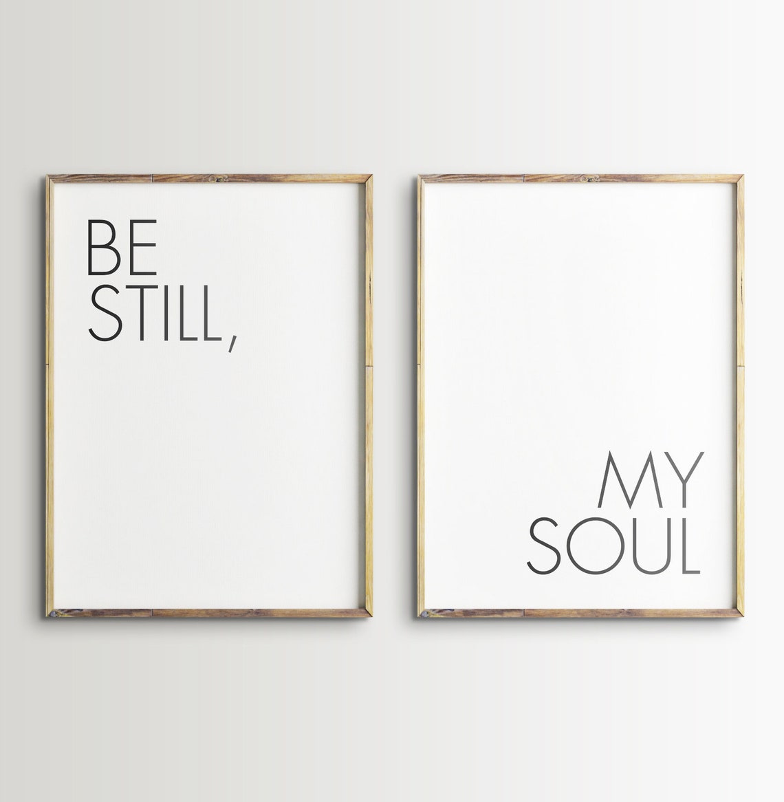 Be Still My Soul Printable Wall Art Set of 2 Bedroom Decor | Etsy
