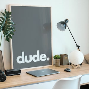 Dude Black And White Printable