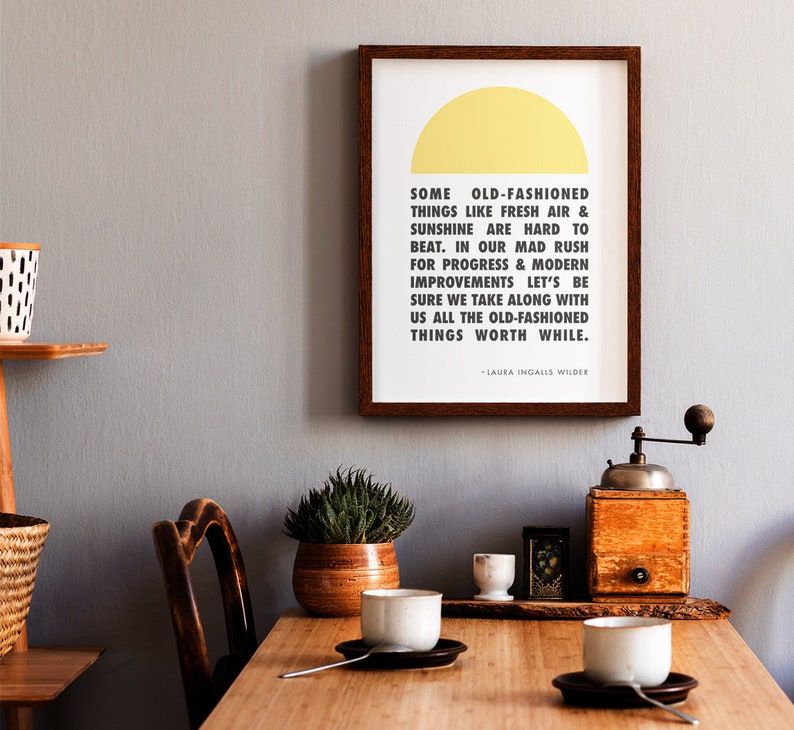 Laura Ingalls Wilder Quote, Printable Wall Art, Nursery Decor, Kids Room, Typography, Black & White, Inspirational Quotes, Modern Farmhouse image 7