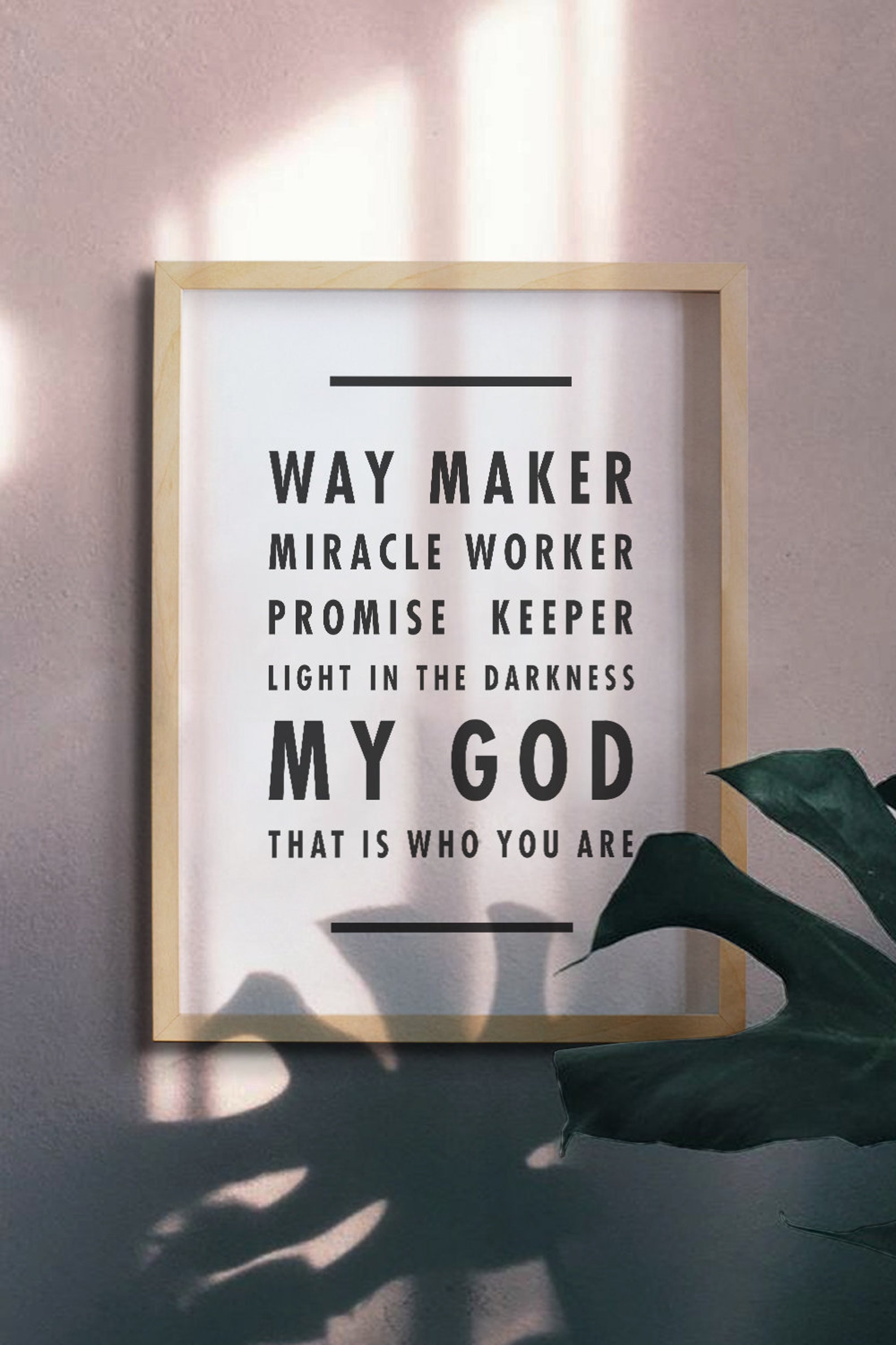Way Maker Song Lyrics Printable Wall Art Sinach Lyrics Etsy