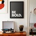 Be Bold Printable Wall Art Kids Nursery Decor Positive - Etsy