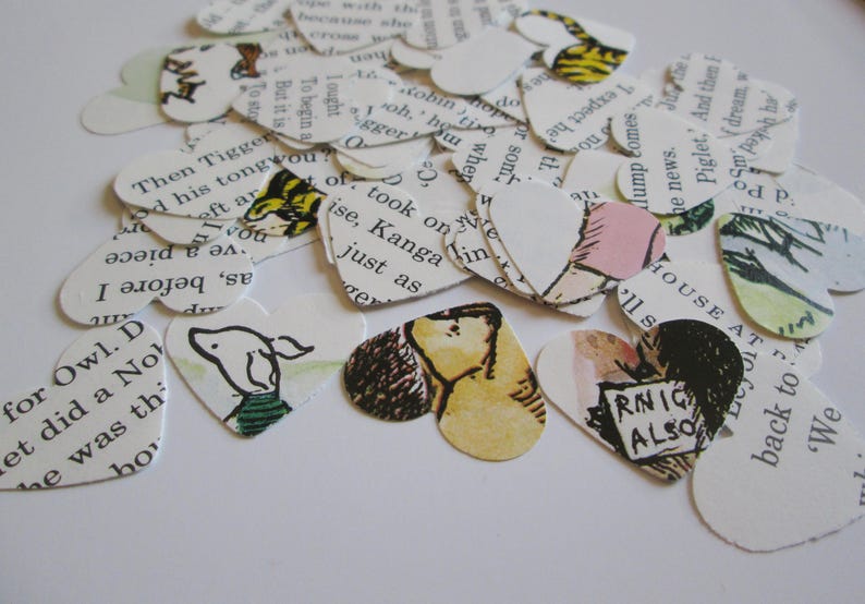 Winnie the Pooh Confetti 250 handcut paper shapes A A Milne Winnie the Pooh decorations
