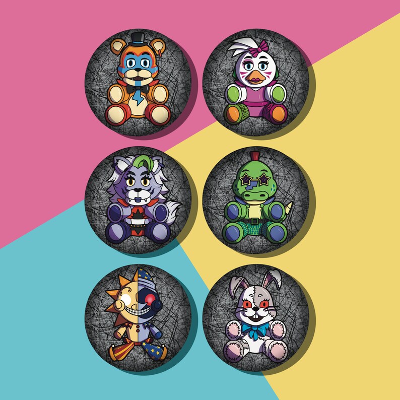 All security badges fnaf security breach