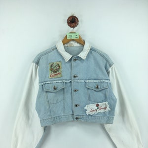 pusheen denim jacket