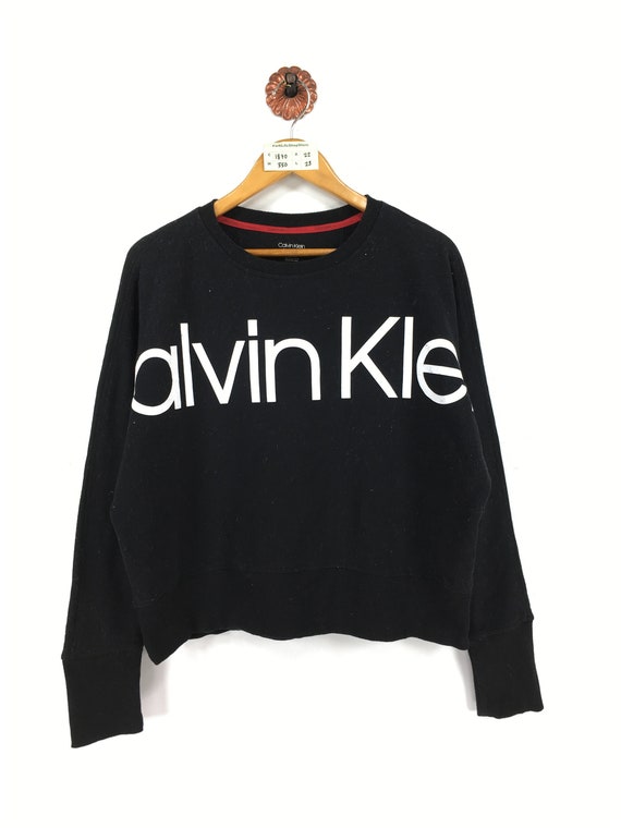 Vintage CALVIN KLEIN Crop Top Sweatshirt Women Medium Calvin - Etsy  Singapore