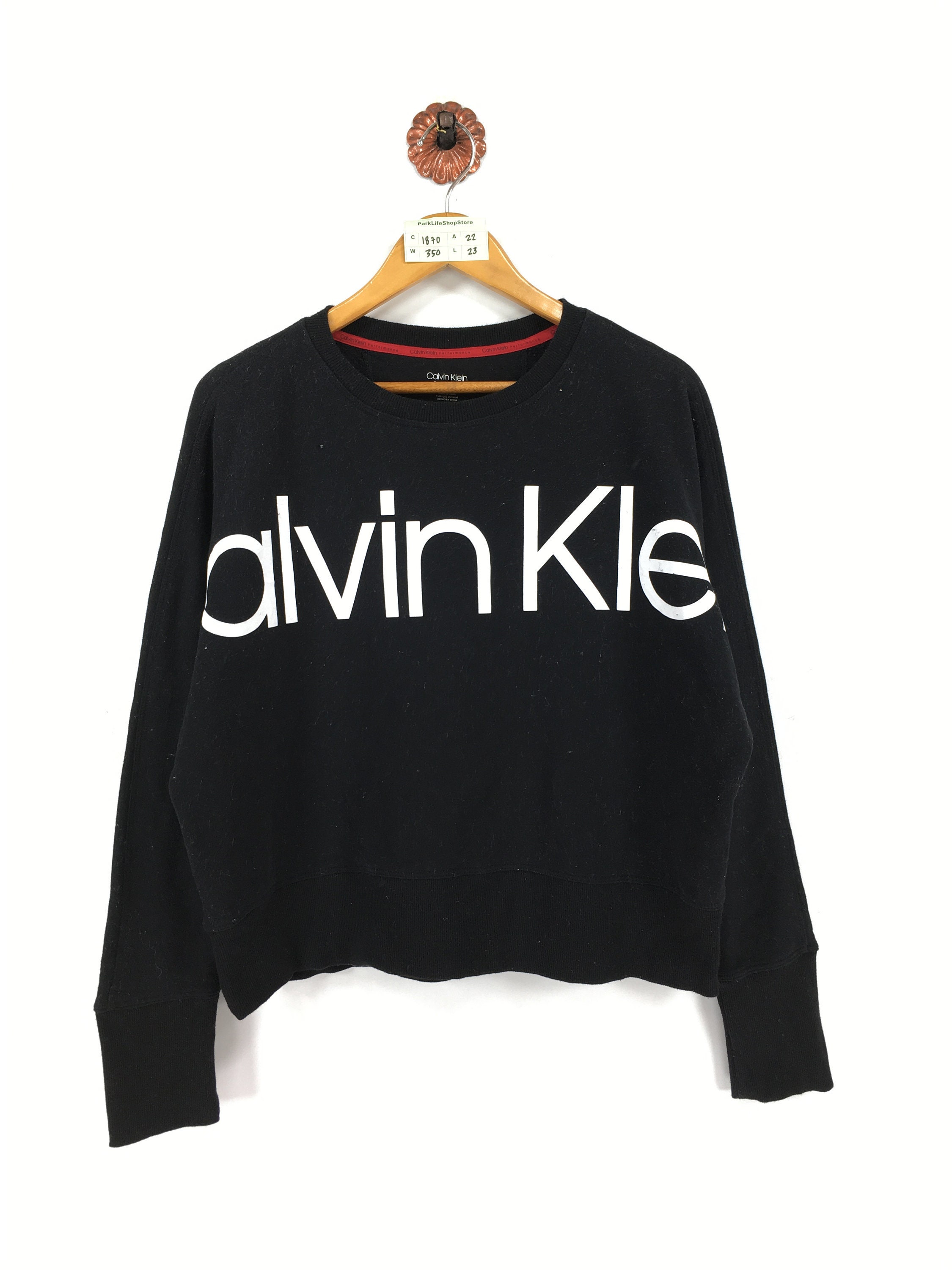 Vintage CALVIN KLEIN Crop Top Sweatshirt Women Medium Calvin - Etsy Hong  Kong