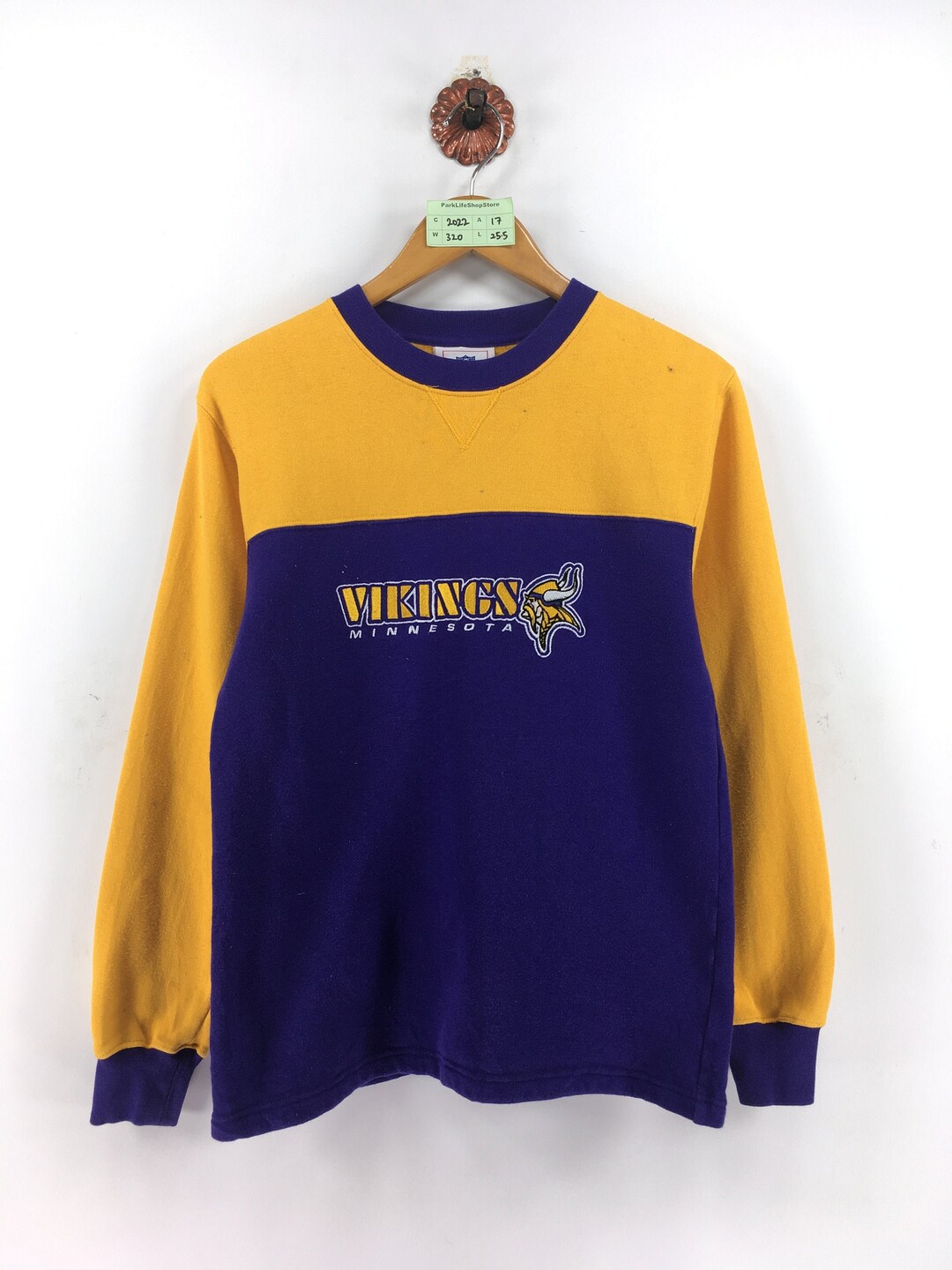 Vintage 90s Minnesota Vikings Nfl Jumper Sweater Unisex Small - Etsy