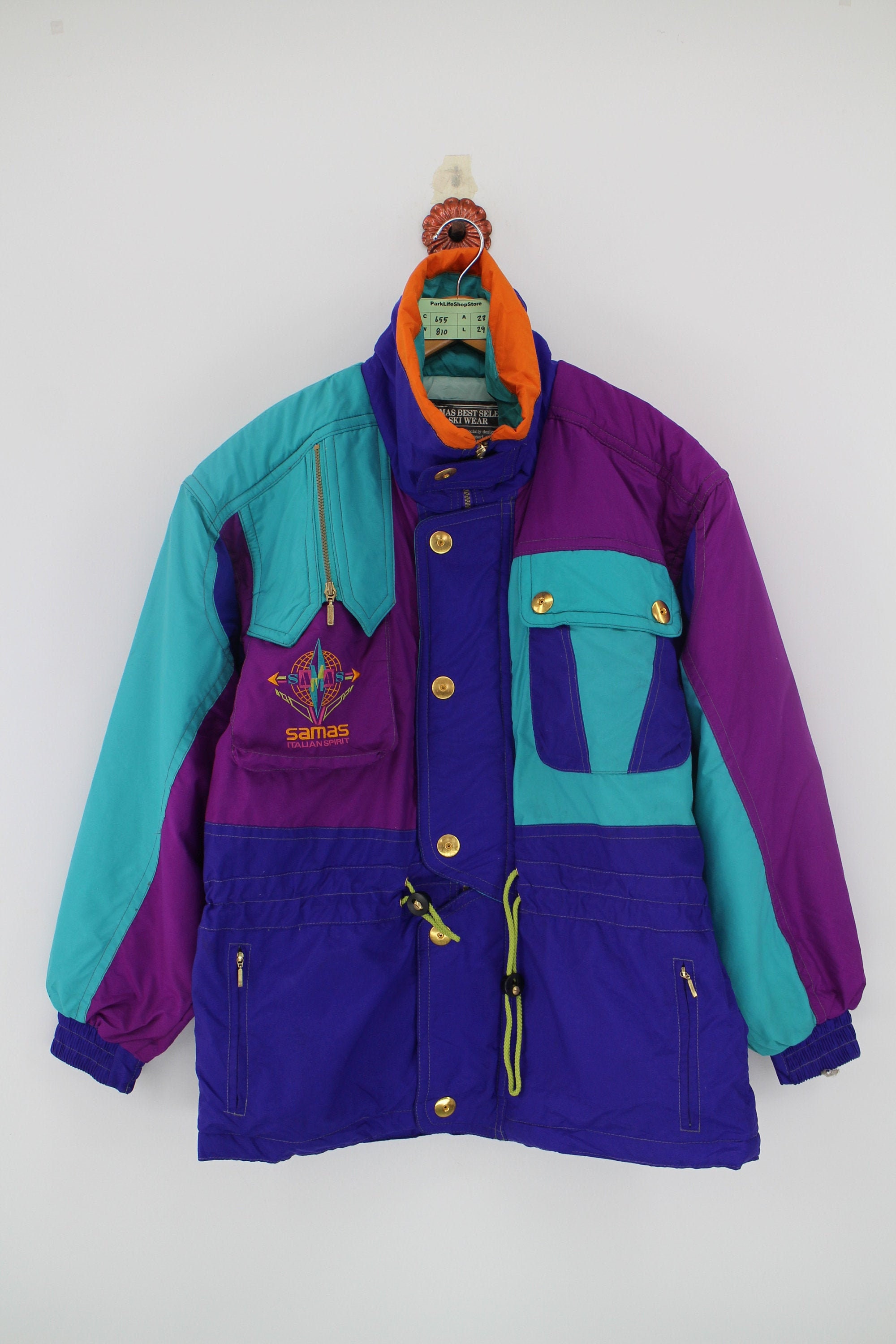 Vintage 90s SAMAS Japan Snow Ski Jacket 