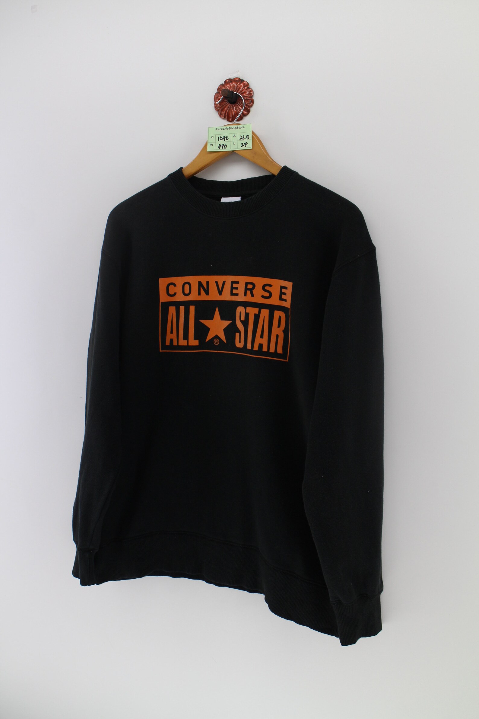 CONVERSE ALL STAR Pullover Sweatshirt Unisex Medium Vintage | Etsy