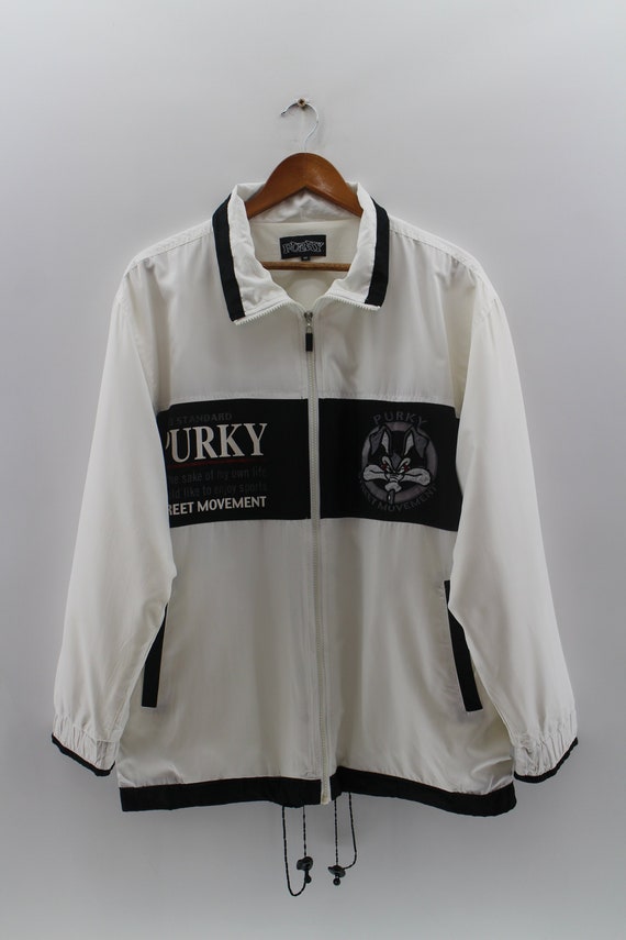PURKY Cartoon Zipper Windbreaker Jacket 