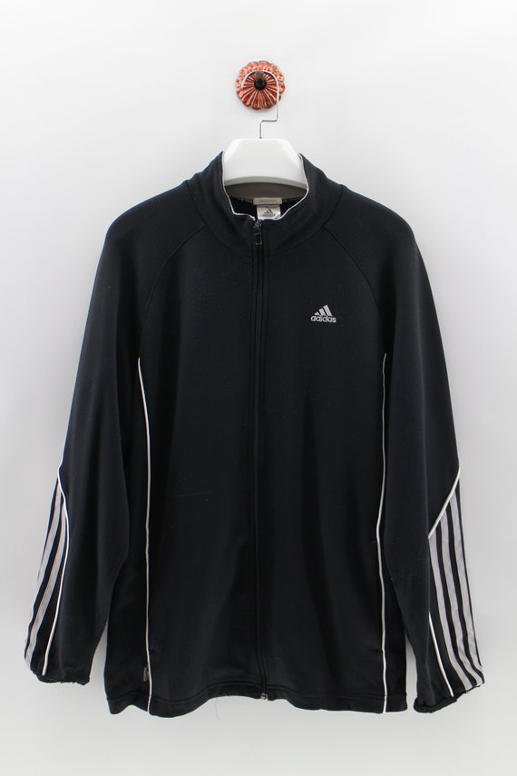 adidas white and black jumper