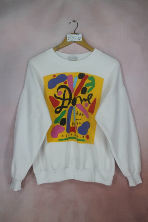 Vintage KEN DONE Sweatshirt Medium 90s 